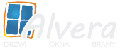 Logo Alvera.pl: Okna, Drzwi, Bramy garażowe, Rolety i Żaluzje